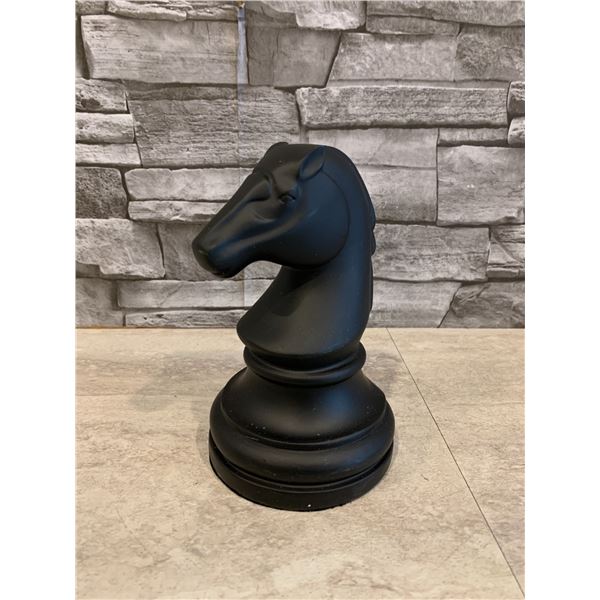 Black Cheese Figure Horse Bookend / Paper Weight