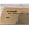 Image 5 : Pherkorm - White - Cable Mangement Kit