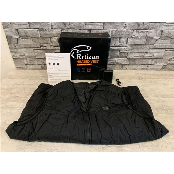 Rrtizan Heated Vest Black Size XXL
