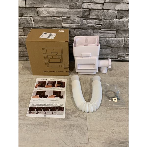 Rain Barrel Diverter Kit - Rain Water Collection System for Downspout