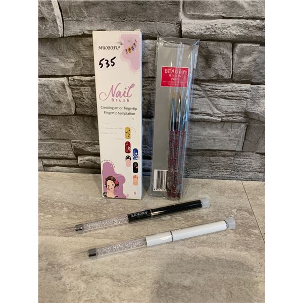 Nail Aart Acrylic Nail Painting Brush 3 brushes