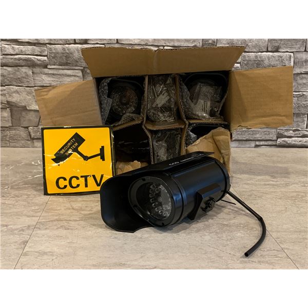 Bullet Dummy (Fake) Surveillance Security CCTV Solar Powered