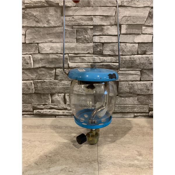 Vintage Metal Yanes SA Lantern Head w Original Globe - Made in Brazil