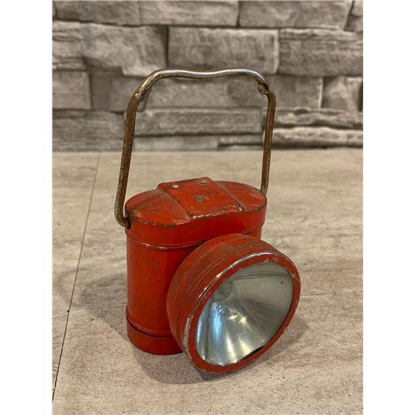 Vintage Burgess Twin -6 6 Red Railroad Lantern