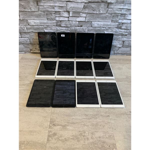 Large Lot of 12 Untested Ipad Mini's - All Different Models