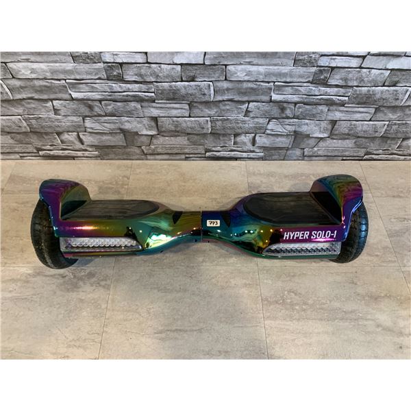 Hyper Solo-1 Jet Fuel Hoverboard 37V - Untested As-Is