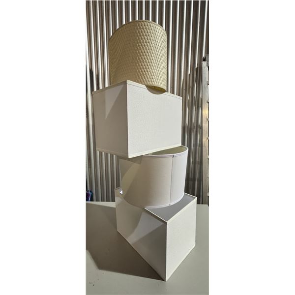 Lamp shades - lot of 4