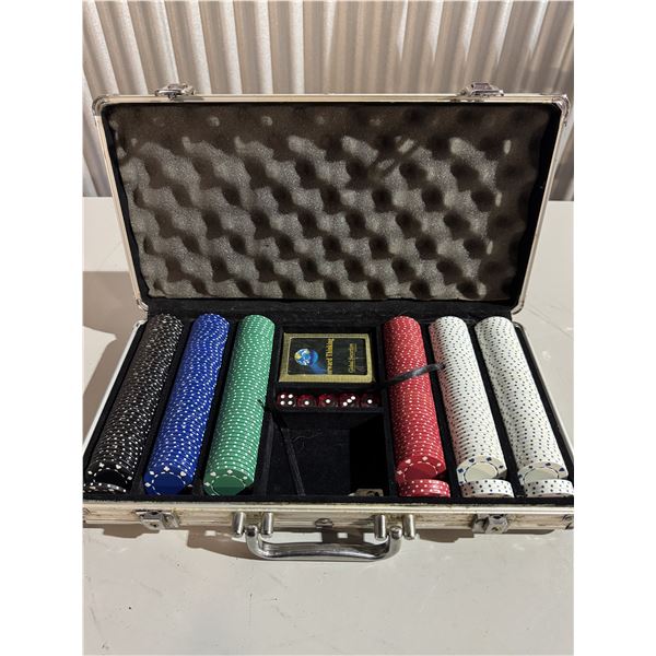 Poker Chip Set in case