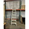 Image 2 : Adjustable Stair Ladder 7 ft extends to approx 14 ft