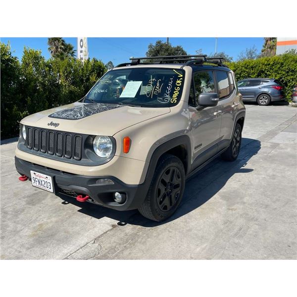 JEEP  RENEGADE 2017 T-REPO-SMOG-2 DAYS