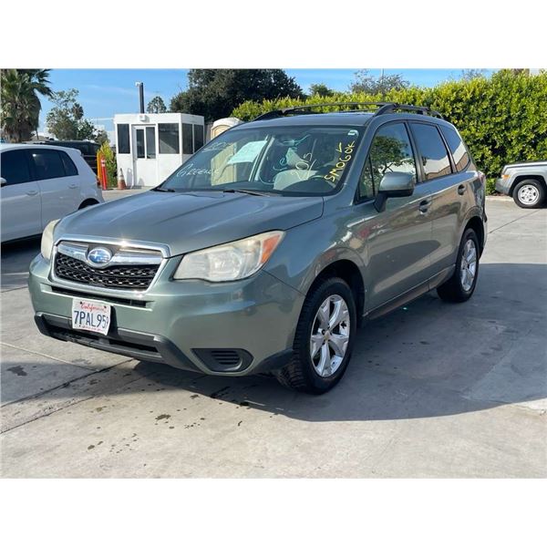 SUBA FORESTER  2015 T-SMOG -2 DAYS