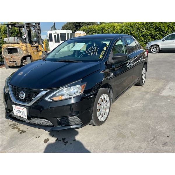 NISS SENTRA 2016 T-REPO-SMOG-2 DAYS