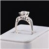 Image 3 : 1.52 ctw F COLOR CENTER Diamond Platinum Ring (1.82 ctw Diamonds)