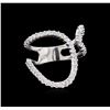 0.90 ctw Diamond Ring - 14KT White Gold