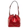 Louis Vuitton Red Epi Leather Petit Noe Shoulder Bag