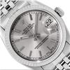 Image 1 : Rolex Ladies Midsize 31MM Silver Index 18K White Gold Fluted Bezel Datejust