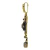 Image 3 : Antique Victorian 15k Gold Amethyst & Demantoid Garnet Dangle Lavalier Pendant