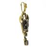 Image 4 : Antique Victorian 15k Gold Amethyst & Demantoid Garnet Dangle Lavalier Pendant
