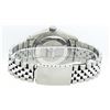 Image 6 : Rolex Mens Stainless Steel Silver Index Diamond And Emerald Bezel 36MM Datejust