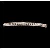 Image 1 : 1.68 ctw Diamond Bangle Bracelet - 14KT Rose Gold
