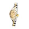 Image 3 : Rolex Ladies Two Tone Quickset Champagne Roman Yellow Gold Diamond Bezel Datejus