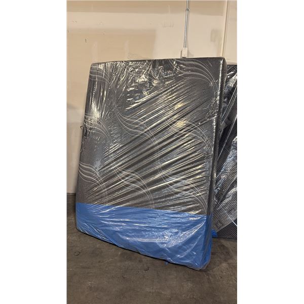 RESTONIC ELAIN QUEEN MATTRESS SOFT TOUCH FABRIC, TALALAY COPPER LATEX, DURALAST FOAM,