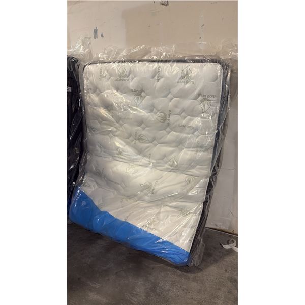 SUMERSET QUEEN MATTRESS WITH SOFT TOUCH FABRIC, GEL FIBER, 2" DURALAST FOAM AND 3 ZONE 8" 884 COUNT