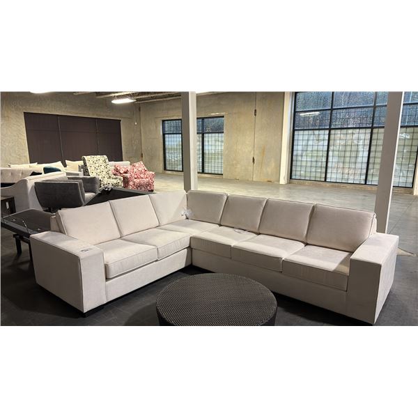 FANTASY 1 IVORY 120"X98" CUSTOM SECTIONAL SOFA