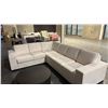 Image 2 : FANTASY 1 IVORY 120"X98" CUSTOM SECTIONAL SOFA