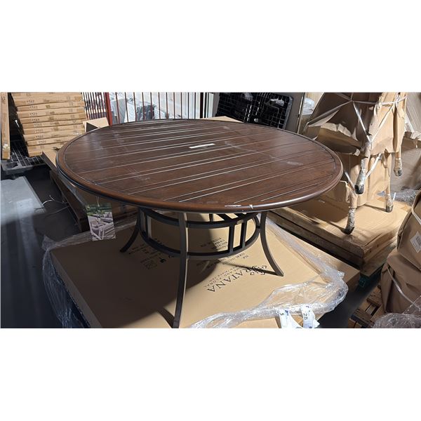RATANA HAMILTON 54" ALUMINUM ROUND PATIO TABLE