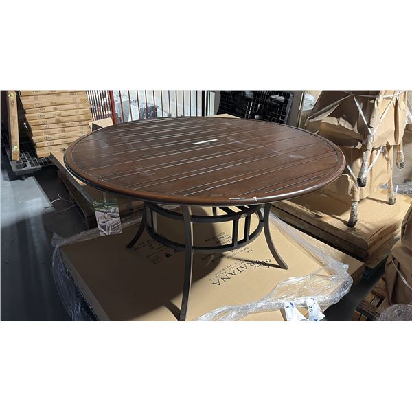 RATANA HAMILTON 54" ALUMINUM ROUND PATIO TABLE