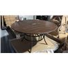 Image 1 : RATANA HAMILTON 54" ALUMINUM ROUND PATIO TABLE