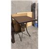 Image 1 : DURAWOOD BROWN APPROX 34"X34" BAR HEIGHT PATIO TABLE