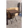 Image 1 : DURAWOOD BROWN APPROX 34"X34" BAR HEIGHT PATIO TABLE