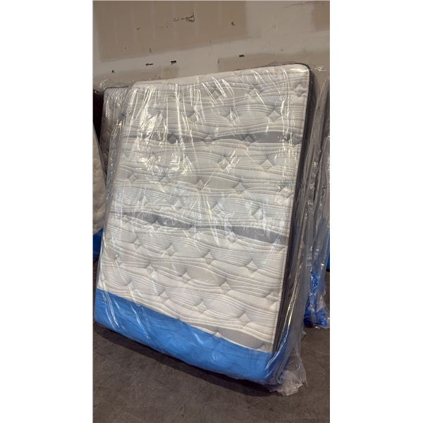 RESTONIC BELLFLOWER PLUSH DOUBLE WITH 3X COOLING, GEL INFUSED MEMORY FOAM AND ZONED