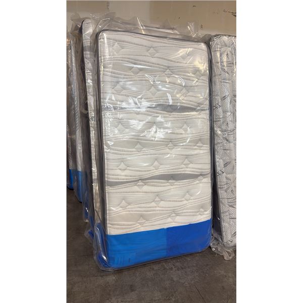 RESTONIC ANDERSON PLUSH SHORT SINGLE MATTRESS WITH 3X COOLING, GEL INFUSED MEMORY FOAM AND ZONED