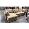Image 1 : MATRIX BEIGE 125"X63" CHAISE SOFA