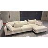 Image 1 : LIVING LARGE WHITE 126"X63" CHAISE SOFA