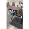 Image 1 : DURAWOOD BROWN APPROX 34"X34" BAR HEIGHT PATIO TABLE