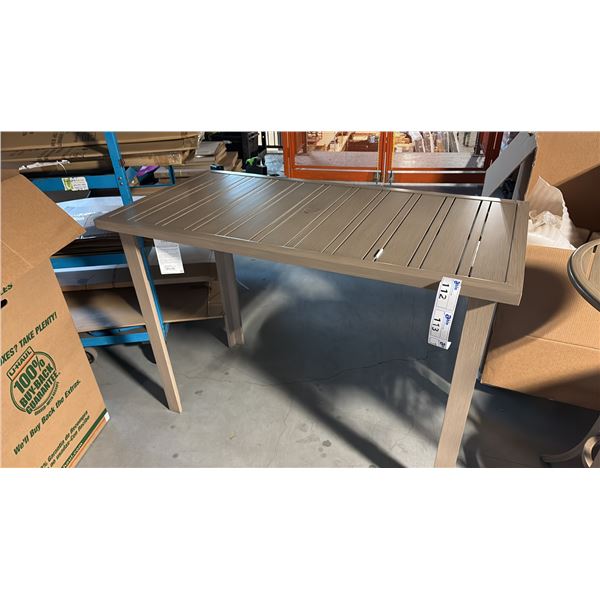 RATANA LIMO MOCHA 60"X30" BAR TABLE