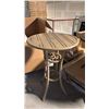 Image 1 : RATANA HAMILTON MOCHA 30" ROUND BAR TABLE