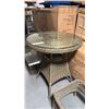 Image 1 : RATANA RESIN 36" ROUND BAR TABLE