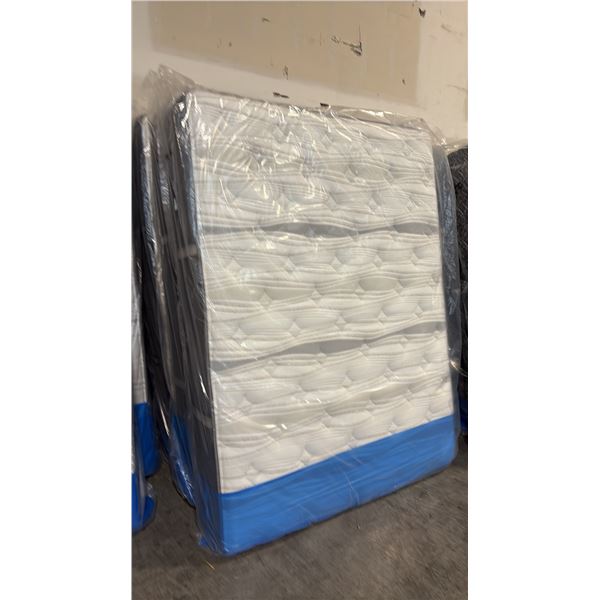 RESTONIC LIMITED ANDERSON PLUSH QUEEN MATTRESS WITH 3X COOLING, GEL INFUSED MEMORY FOAM AND ZONED