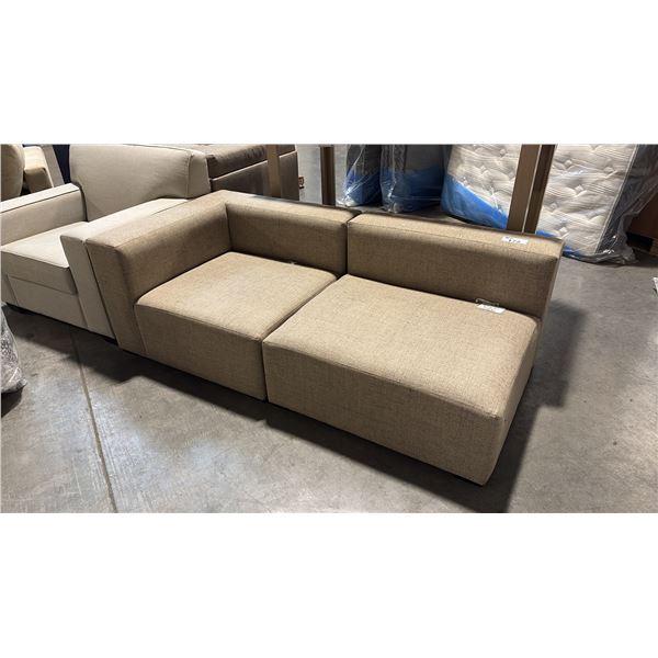 CONCEPT 200 FOSTER ANTELOPE 75" REVERSABLE MODULAR SOFA