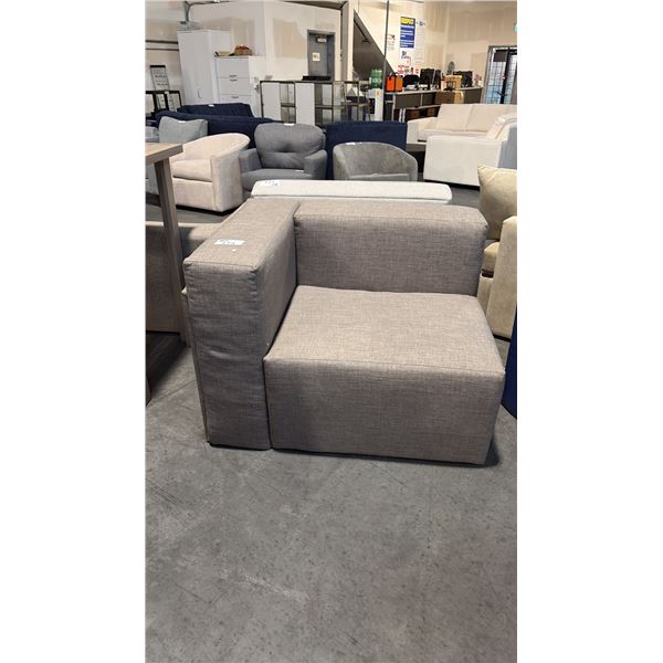 CONCEPT 750 TAUPE CLOUD CORNER LOUNGE CHAIR