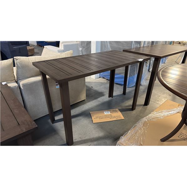 RATANA LIMO DARKWOOD 60"X 30" COUNTER HEIGHT PATIO TABLE