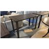 Image 1 : RATANA LIMO DARKWOOD 60"X 30" COUNTER HEIGHT PATIO TABLE