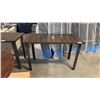 Image 1 : RATANA LIMO DARKWOOD 60"X 30" COUNTER HEIGHT PATIO TABLE