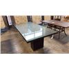 Image 1 : RATANA BRISBANE 84"X42" PATIO TABLE COMES WITH GLASS TOP