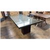 Image 1 : RATANA BRISBANE 84"X42" PATIO TABLE COMES WITH GLASS TOP